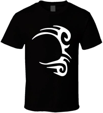 EGGUDd Mike Tyson Tattoo Boxing Men's T-Shirt Black Graphic Unisex Tee Shirt L