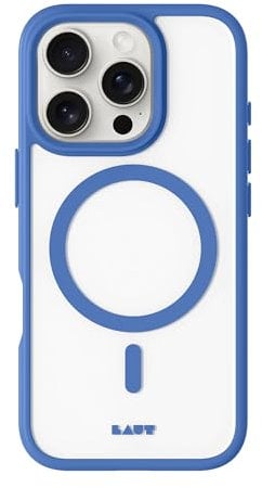 LAUT Huex Schutzhülle kompatibel mit iPhone 16 Pro Max, Reiherblau
