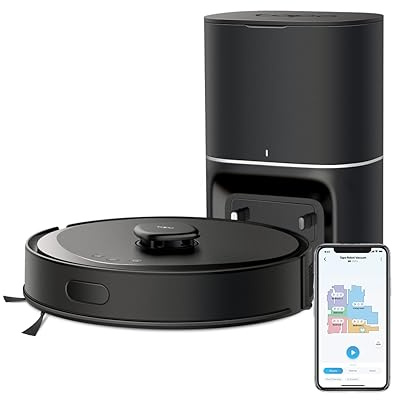 TP-Link Tapo RV30 MAX PLUS Saugroboter & Mop, LiDAR Navigation, 5300Pa Saugkraft, selbstentleerend, Multiboden-Mapping, Sprach-/App-Steuerung, ultra-leise Reinigung für Tierhaare, Hartböden & Teppiche