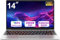 bvate PC Portatile 14 Pollici Laptop Win 11 256 GB ROM Celeron N4020 2.4G+5G WiFi upto 2.8 GHz Supporta l'espansione SSD 1TB 4.2 USB HDMI Tastiera Italiana Membrana Mouse Senza Fili-Sliver
