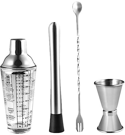 LIFKOME Cocteleras De Acero Inoxidable Cocteleras Suministros para Barman para Preparar Cócteles Casa Equipo para Cócteles Herramientas para Barman