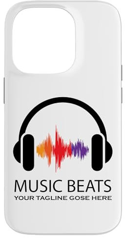 #lele DJ T-Shirt Motif Headphones DJ Hoodie Dance Music Beats Case for iPhone 14 Pro