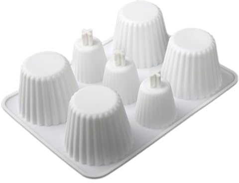 Glayent Silicone Coffee Cup Shaped Cake Mould - Chocolate Mousse & Dessert Baking Tool for Kitchen,Silicone Mould A