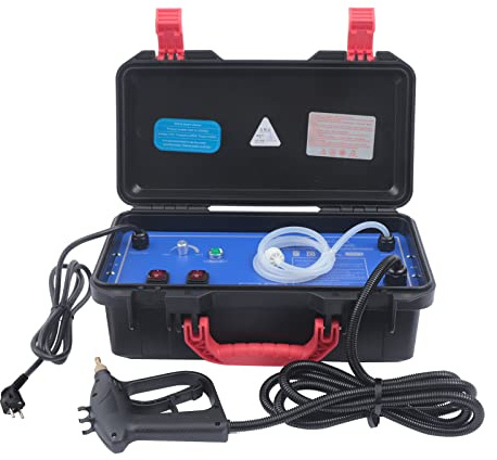 Nettoyeur Vapeur de Voiture, Haute Température Portable Haute Pression, Nettoyeur Vapeur Multi-Usage Cuisine Hotte Climatisation, Machine Nettoyage Automobile, Machine Portable Super Décontamination