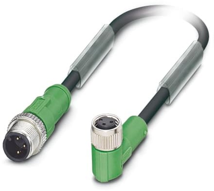 Phoenix Contact SAC, 3-polig Sensor-Betätigungselementkabel, Gerade Stecker 3 / M8 Buchse, Länge 3 m