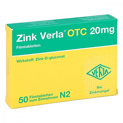 ZINK VERLA OTC 20 mg Filmtabletten 50 St