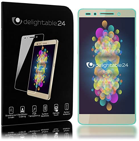 NALIA Pellicola Protettiva compatibile con Huawei Honor 7, Temperato Vetro Smartphone Glass Screen Protector - Trasparente