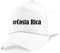 Reifen-Markt Base Cap Hashtag #Costa Rica Größe Uni Farbe Weiss Druck Schwarz