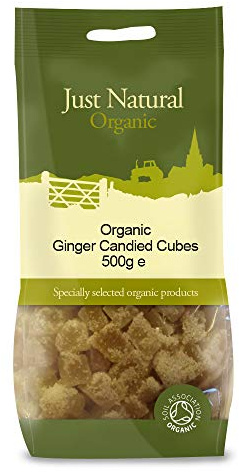 Org Ginger Candied Cubes 500 g