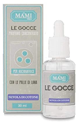 MAMI MILANO LE Gocce Profumo CONCENTRATO per ASCIUGATRICE Nuvola di Cotone, Liquido
