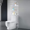 3-Tier Bathroom Shelf Over Toilet Furniture Holder for Bathroom 3-Ply Toilet Shelf Washing Machine Shelf Bathroom Shelf 176.5 * 62 * 33.5cm