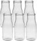 Lot de 6 mini vases ronds - Type 156 - Petits vases en verre - Bouteilles décoratives