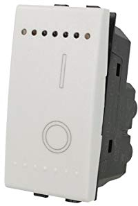 Interruttore Bipolare Compatibile Con Bticino Living Light (Bianco)