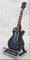 ACE FREHLEY Miniatur Gitarre KISS (schwarz) mit Plektrum