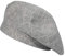 ZLYC Damen Womens French Beret Hat Baskenmütze, Plaid Grau, Einheitsgröße-M