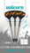 Unicorn Maestro 90% Tungsten-Dimitri Van den Bergh Dartpfeile mit weicher Spitze, Schwarz/Rot/Orange, 18 g
