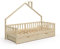 VitaliSpa Hausbett Noemi, Bett aus Holz, Naturholz, 90x200 cm mit 2 Schubladen