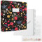Jot & Mark Rezeptbuch mit 3 Ringen, 21,6 x 27,9 cm, Vollseite mit transparenten Schutzhüllen und farbigem Druckpapier für Familienrezepte (21,6 x 27,9 cm Rezeptbinder, Midnight Bloom)