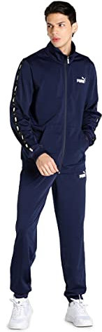 PUMA Herren Tape Poly Suit Cl Trainingsanzug, Peacoat, S
