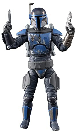 Star Wars Hasbro The Vintage Collection Mandalorian Death Watch Airborne Trooper, 9,5 cm große Figur The Clone Wars, für Kinder ab 4, Multi, F5630