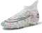 Fussballschuhe Herren Professionelle Fussballschuhe Unisex Outdoor Kinder hohe Bande für Kunstrasen geeignet AG Wettkampf- Trainingsschuhe,Weiß 28c 39