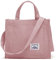 Niction Tragetasche Frauen Kleine Umhängetasche Stilvolle Tote Handtasche für Frauen Cord Hobo Bag Mode Crossbody Tasche College Tasche 2023, Pink, Einheitsgröße