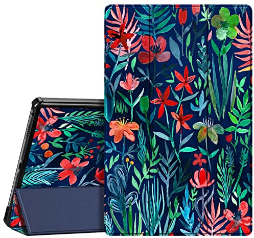 Fintie Hülle für 10.6 Zoll Lenovo Tab M10 Plus 3rd Gen Tablet 2022 (Nicht für 10.1 Zoll Lenovo Tab M10), Ultradünne Schutzhülle mit Auto Schlaf/Wach, Dschungelnacht