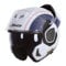 LS2, Modularer Motorradhelm ADVANT Cooper White Blue, M