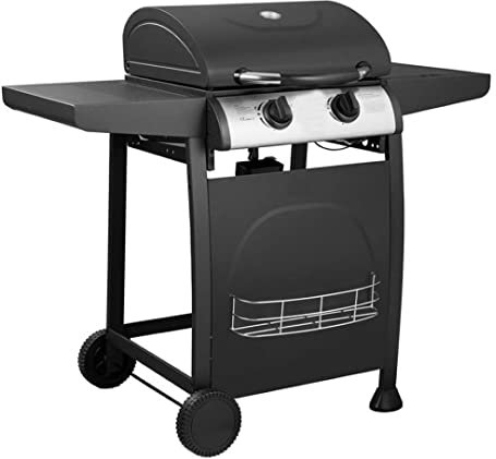 Stalwart DA-E10C10C32 Gas BBQ Grill with 2 Burners and Side Trays