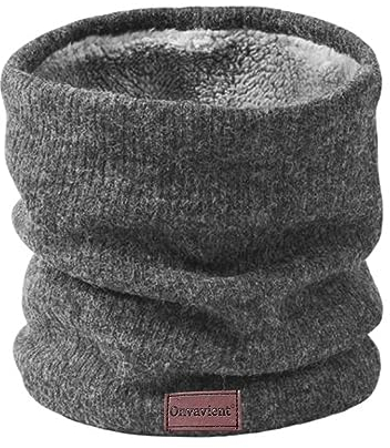 Onvavient Schal Herren Winter, Winter Halsschlauch Ski, Schlauchschal Halstuch Halswärmer Gesichtsschal Fleece Loop Schal Männer Frauen Warm Dick Loopschal Nackenwärmer