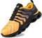 LARNMERN Zapatos de Seguridad para Hombre Zapatillas de Seguridad Cómodo Ligeras Punta de Acero Amortiguación Moda Respirable Calzado de Seguridad(Amarillo,41.5 EU)