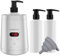 LINBEAUTI Chauffe-huile de massage professionnel pour spa, chauffe-huile automatique, crème chauffante pour salon, salon de coiffure, maison, avec deux distributeurs d'huile