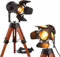 American Retro Nostalgia Wood Art Living Room Bedroom Industrial Style Telescopic Creative Camera Tripod Table lamp Floor Lamps