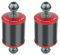 Bdukbduk 2X Dia 60mm Carbon Fiber Float Buoyancy Aquatic Arm 5 Inch for DSLR Camera Tray Underwater Diving Accessories, Red, 750062141
