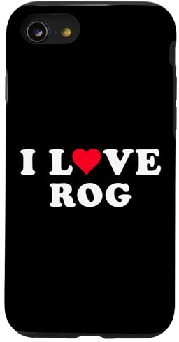 Hülle für iPhone SE (2020) / 7 / 8 Ich liebe Rog Passende Freundin und Freund Rog Name