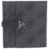GUESS Laurel SLG Tab Card Case Coal Logo