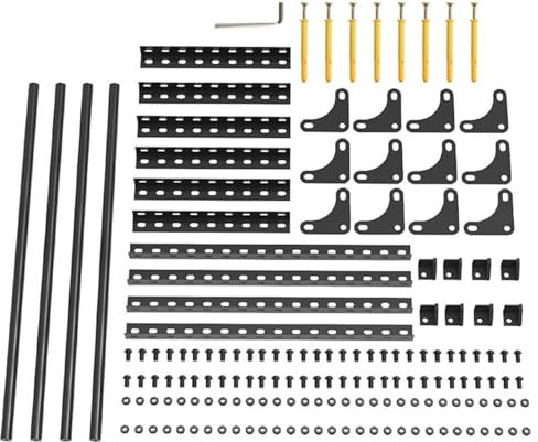 Filament -Spulenregal, Wandmontage 3D -Drucker Filamentspeicher Aluminiumlegierungschelf, 2 -Tier -Organizer für Spulen mit 200 Mm Durchmesser, Beherbergt 12 Rollen, Einfache
