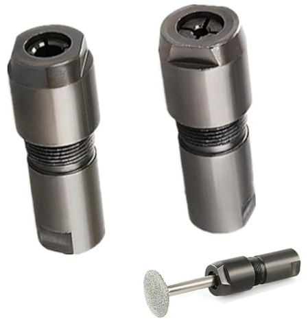 2Pcs Angle Grinder Drill Bit Connector - 6mm+3mm Conversion Tool for Grinder to Polisher/Drill Applications