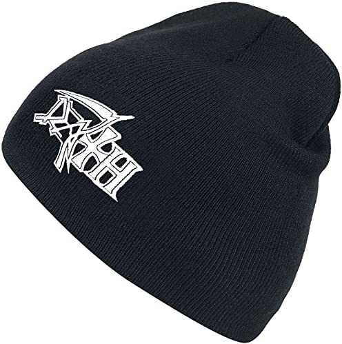 Death Logo Unisex Mütze schwarz 100% Polyacryl Band-Merch, Bands, Festival