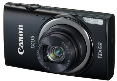 Canon IXUS 265 HS Camera - Black (16MP, Optical Zoom and ZoomPlus)