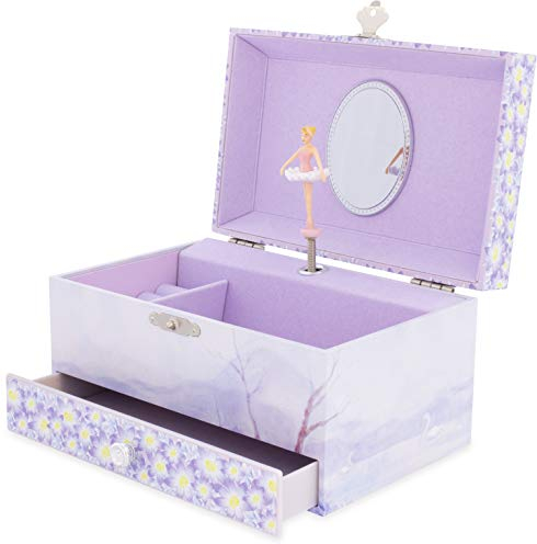 Ulysse 9525 Musical Box Swan Lake (Rechteckig), bunt