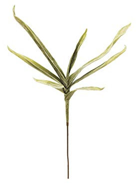artplants.de Artificial Yucca spray SHIRIN, 7 leaves, green, 3ft/105cm - weather-resistant - Artificial green plant/Artificial branch