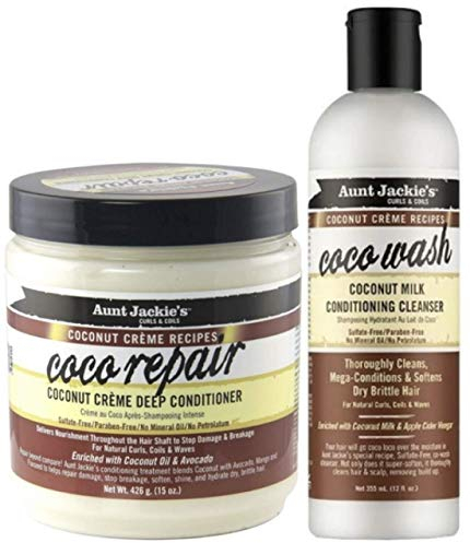 Aunt Jackies Coco Repair 426g & Coco Wash 355ml