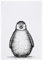 17;30 - HW023A - Geschirrtuch, Weiss, Pinguin, Baumwolle, 50cm x 70cm, waschbar bis 60 Grad