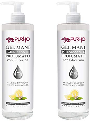 My Custom Style 2 Gel igienizzanti Purho fragrance al limone da 500ml cad.