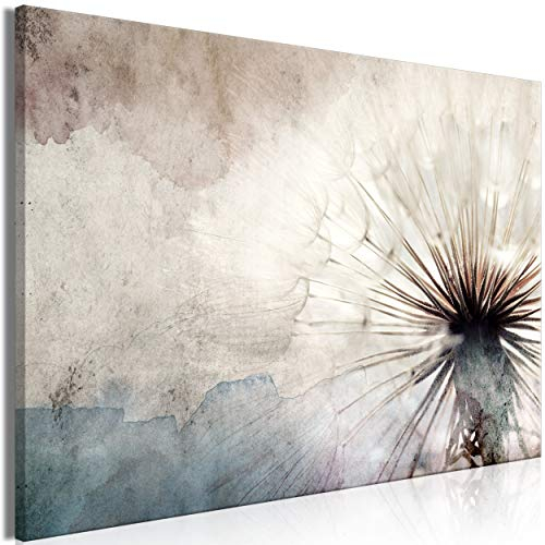 decomonkey Bilder Pusteblume Blumen 120x80 cm 1 Teilig Leinwandbilder Bild auf Leinwand Vlies Wandbild Kunstdruck Wanddeko Wand Wohnzimmer Wanddekoration Deko Abstrakt