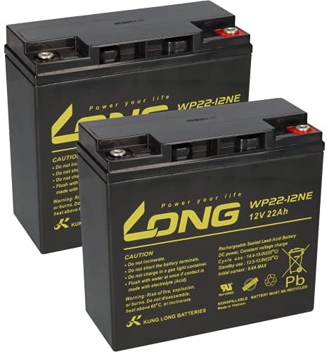 Akku 2X 12V 22Ah kompatibel Rasenmäher City Robomow City 120 RL1000 RL2000 RL500 RL550 RL555 RL800 RL850 RL855 RM200 RM400 RM510 RC302 RC304 RC306 RC312