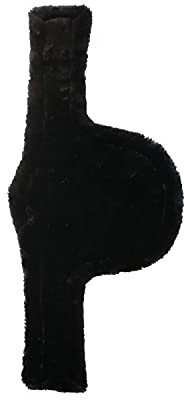 Kentucky Horsewear Gurtschoner Stollengurt Lammfell, Länge:120cm, Farbe:schwarz