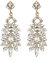 Clearine Statement-Ohrringe Art Deco Strass Marquise Smaragdschliff rechteckige geometrische für Damen Klar Gold-Ton