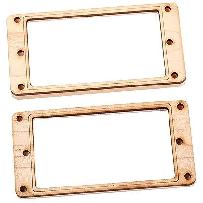 2st Abgeschrägter Tonabnehmerring Tonabnehmer-befestigungsring Pickup-ring Humbucker-rahmen Tonabnehmerring Mit Doppelspule Hölzern Bass Schrauben